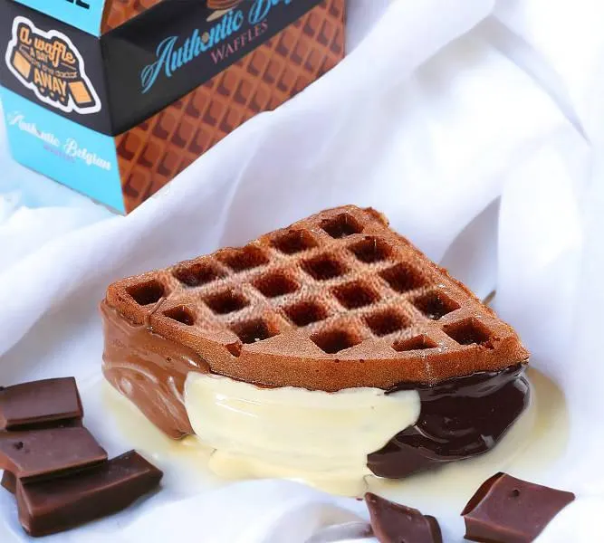 Triple Chocolate Waffle