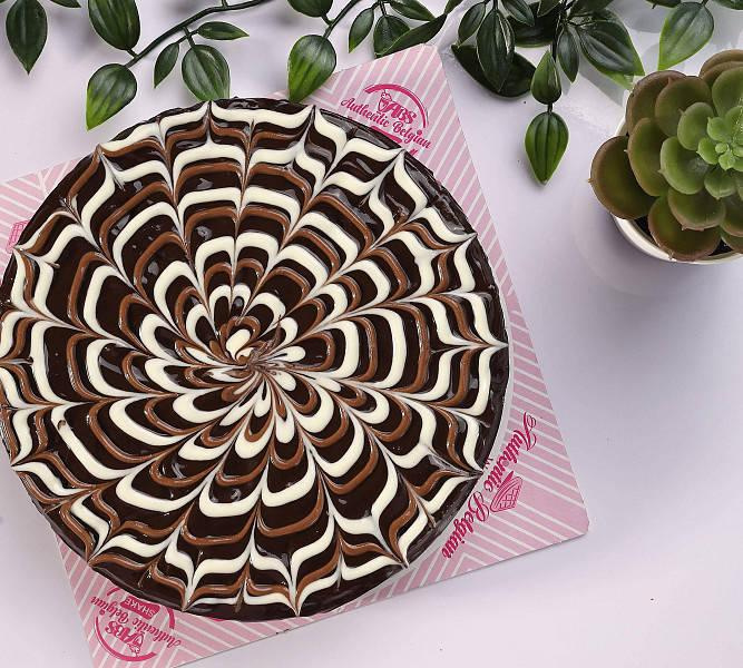 Death by Chocolate Waffle Cake
